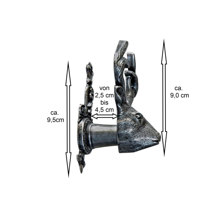 Haller, Pistolen- und Gewehrhalter, der Halter ist ausziehbar